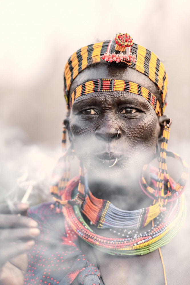 Jiye tribeswoman von Trevor Cole