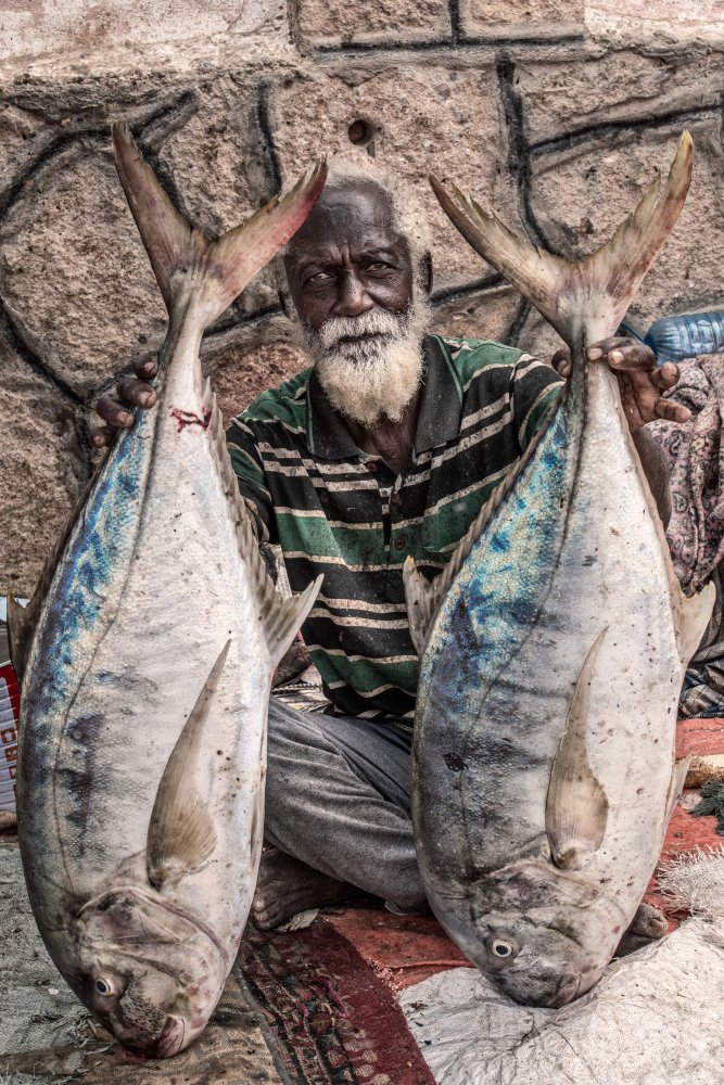 Socotri fish vendor von Trevor Cole
