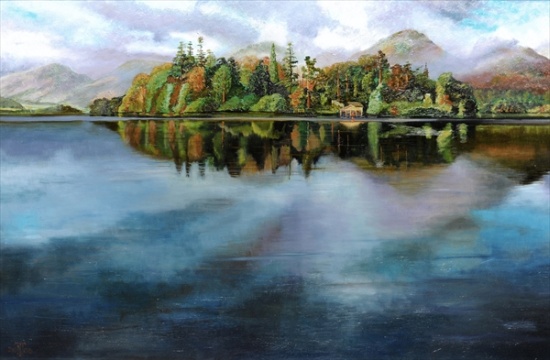 Boathouse, Derwentwater, Cumbria von Trevor  Neal