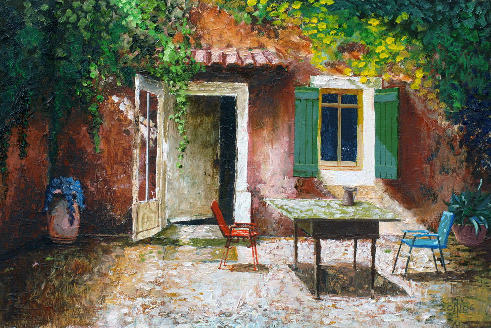 French Patio von Trevor  Neal