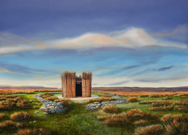 Bedouin Hut inDerbyshire von Trevor  Neal