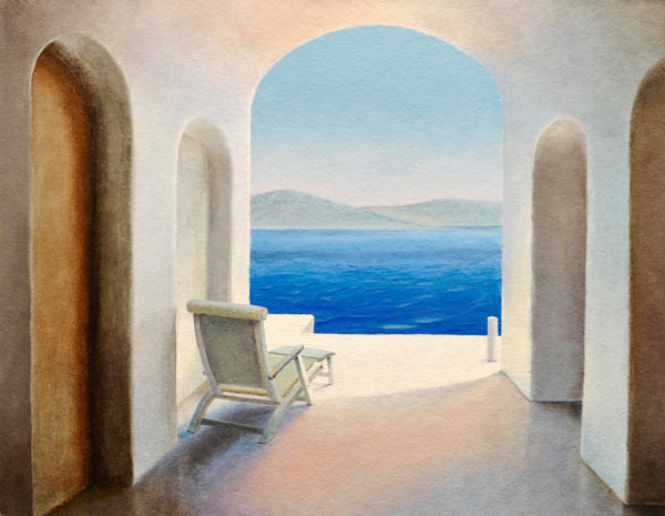 Santorini 9 von Trevor  Neal