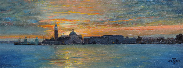 San Giorgio, Venice Lagoon von Trevor  Neal