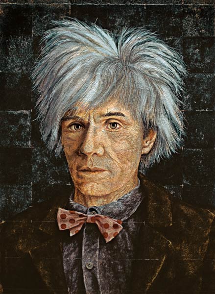 Warhol (1926-87) (oil on tempera on paper laid on board)  von Trevor  Neal