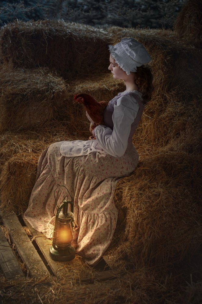 Evening in the village von ule4ka