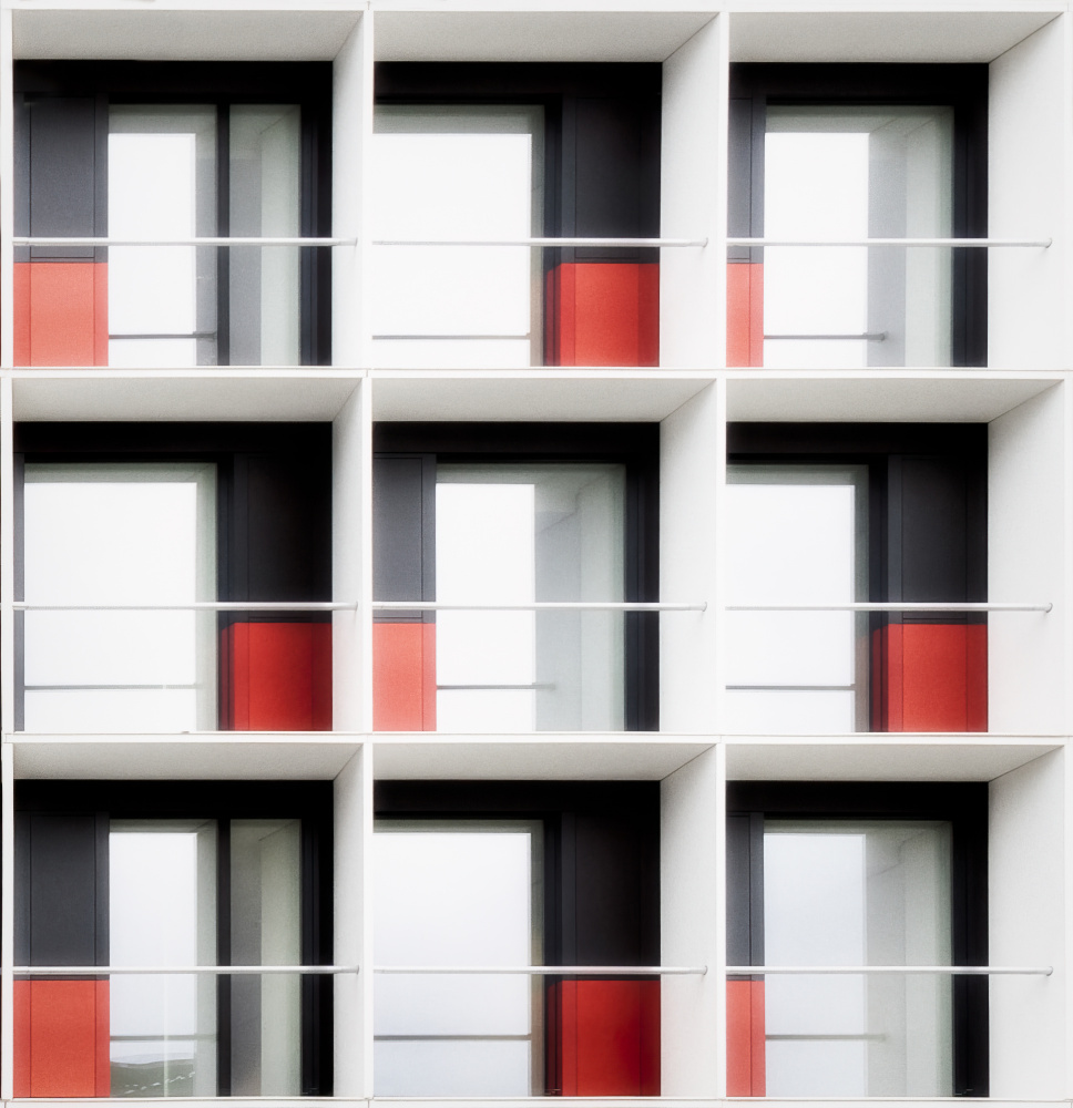 Balconies a la Mondrian von Ulrike Leinemann