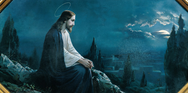 Die Nacht auf dem Ölberg von (um 1900) Anonym