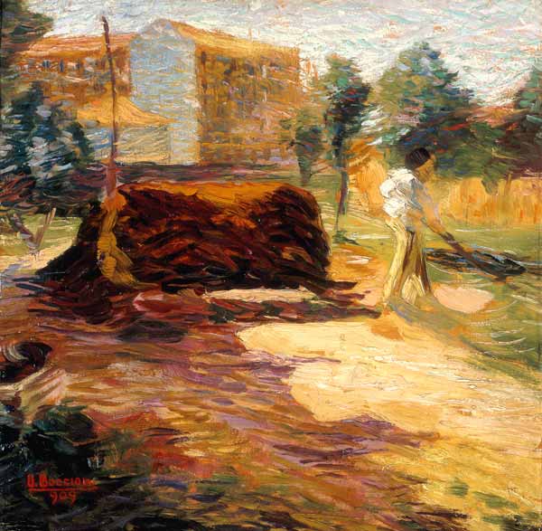 Vorstadt von Umberto Boccioni