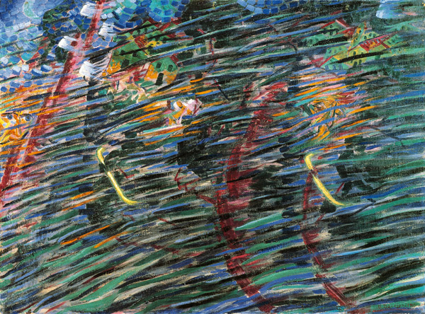 States of Mind (I), Those who Go von Umberto Boccioni