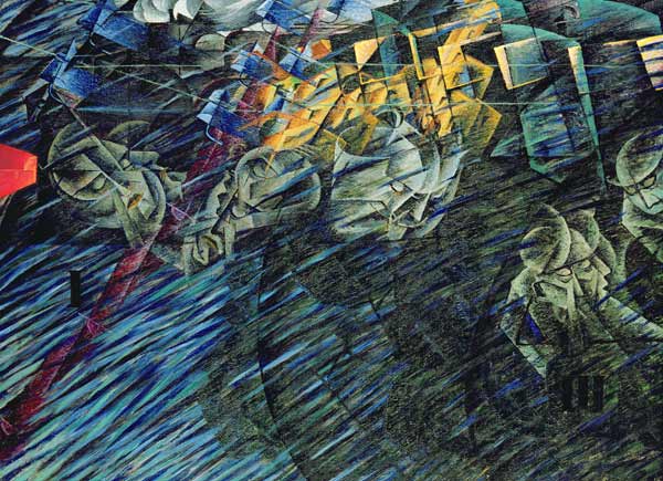 States of Mind: Those Who Go von Umberto Boccioni