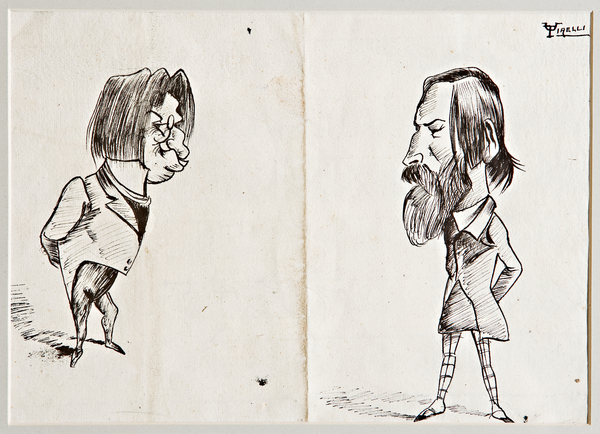 Caricatures von Umberto Tirelli