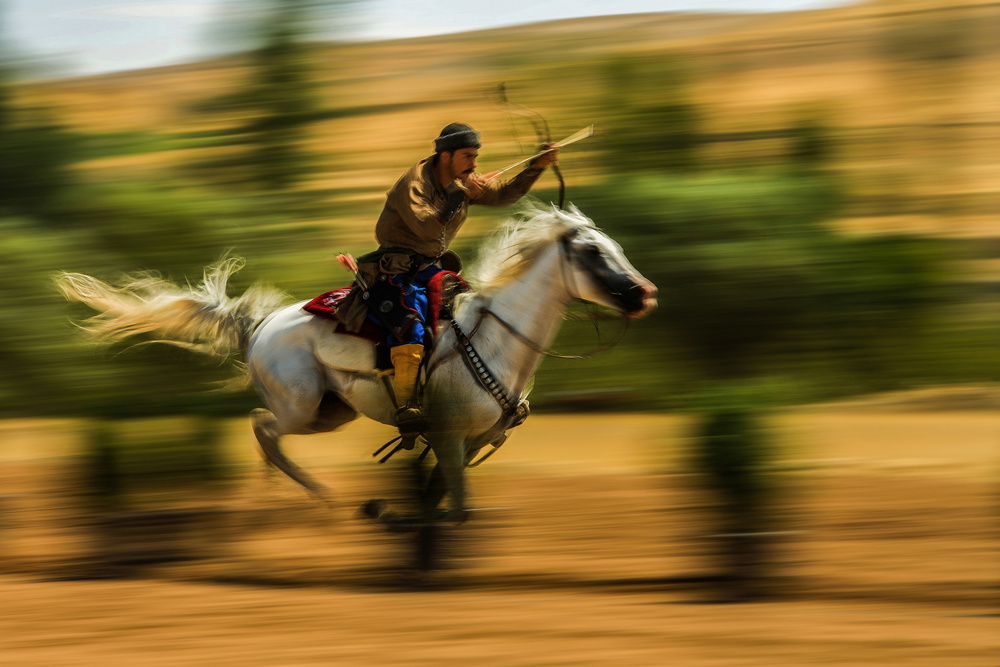 white hourse von Ummu Nisan Kandilcioglu