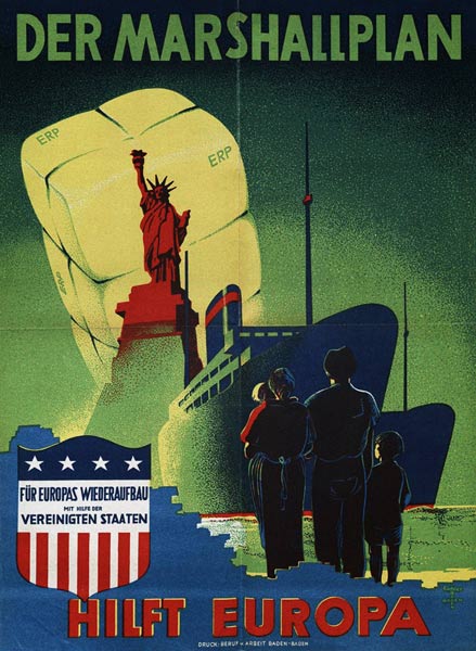 Der Marshallplan hilft Europa von Unbekannter Künstler