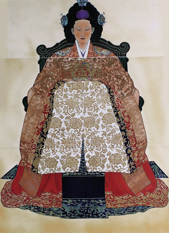 Myeongseong (1851-1895), Königin von Korea von Unbekannter Künstler