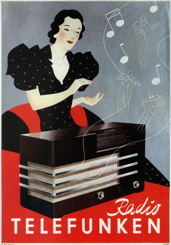 Radio Telefunken von Unbekannter Künstler
