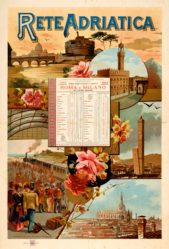 Rete Adriatica. Italien von Unbekannter Künstler