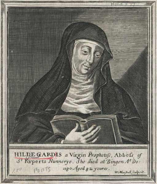 Hildegard von Bingen von Unbekannter Künstler