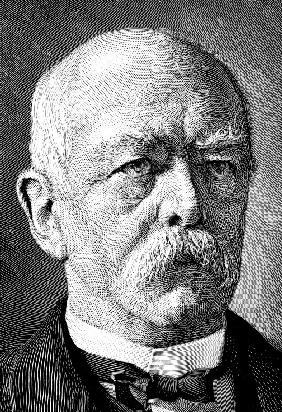 Porträt des Reichskanzlers Otto von Bismarck (1815-1898)