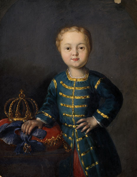 Porträt des Kaisers von Russland Iwan VI. Antonowitsch (1740-1764) von Unbekannter Künstler