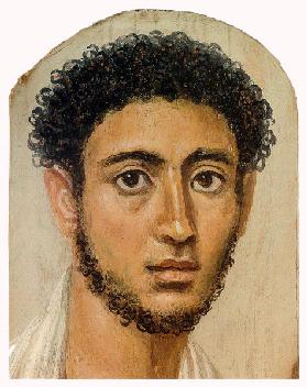 Ägypten: Mumienporträt eines jungen Mannes