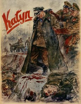 Massaker von Katyn (NS-Propaganda-Plakat)