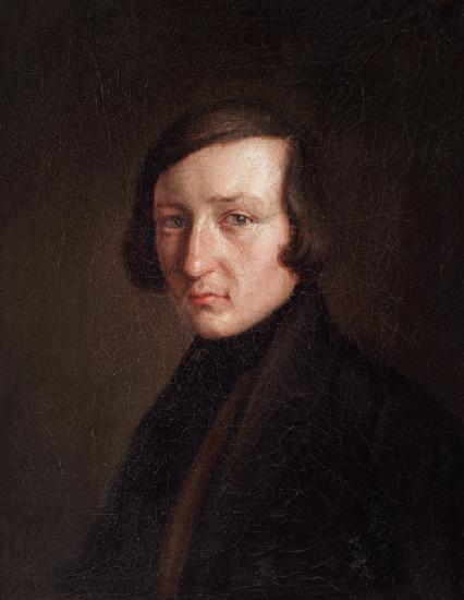 Porträt des Dichters Heinrich Heine (1797-1856)