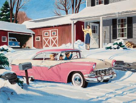 Werbung für Ford Fairlane 1956