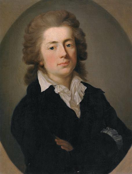 Porträt von Jan Nepomucen Graf Potocki (1761-1815)