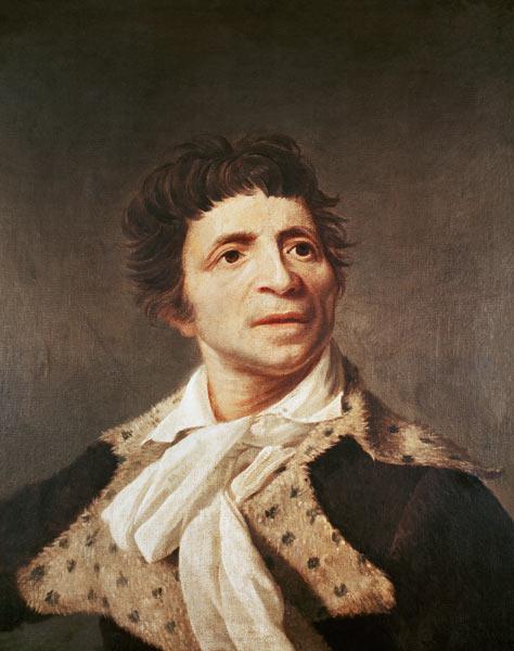 Porträt von Jean-Paul Marat (1743-1793). Nach Joseph Boze