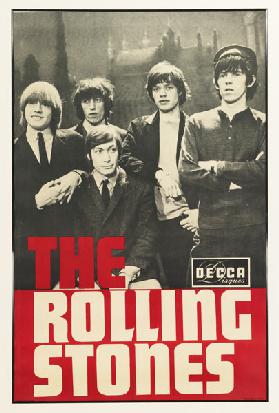 The Rolling Stones. Plakat für das Olympia, Paris