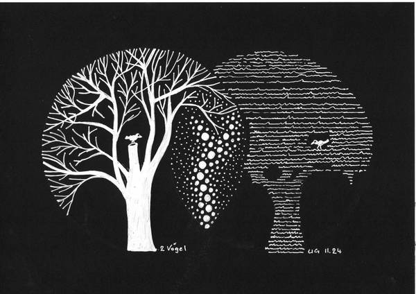 2 Vögel von Urs Grünenfelder