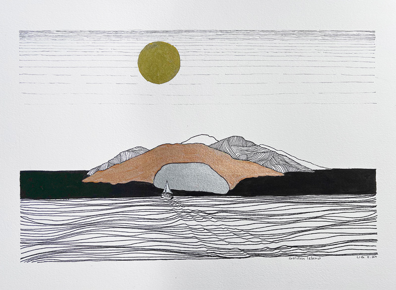 Golden Island von Urs Grünenfelder