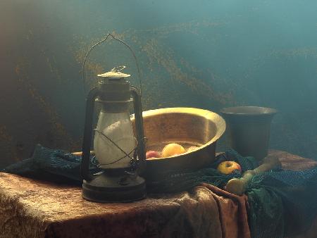 Still Life With Bronze Basin