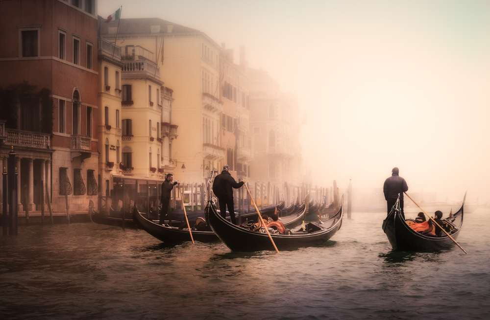 foggy Venice von Ute Scherhag