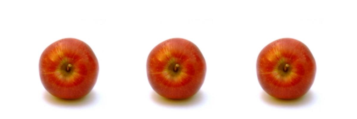 drei Äpfel von Uwe Norkus