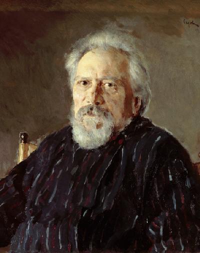 Porträt des Schriftstellers Nikolai Leskow (1831-1895)