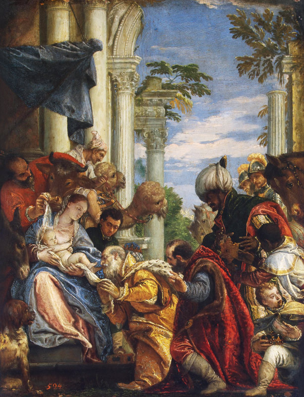 Die Anbetung der Könige von Veronese, Paolo (eigentl. Paolo Caliari)