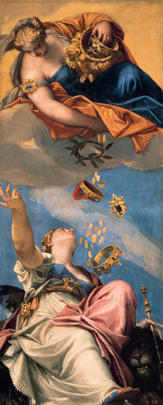 Venice Receives from Juno the Doge's Hat von Veronese, Paolo (eigentl. Paolo Caliari)