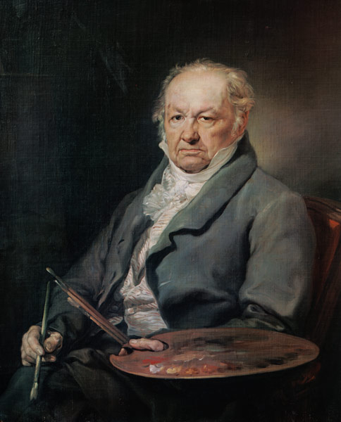 Der Maler Francisco José de Goya. von Vicente López y Portaña