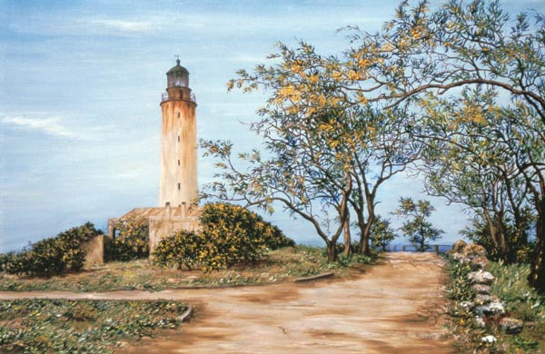 Lighthouse (oil on canvas)  von Victor  Collector