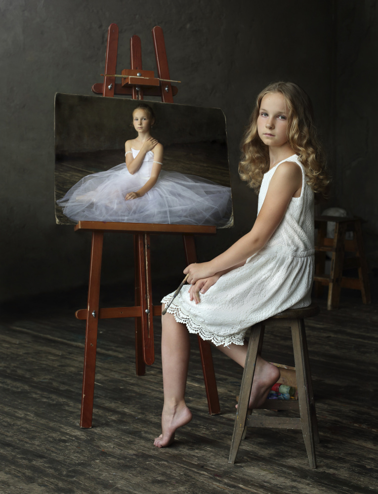 The self portrait von Victoria Glinka