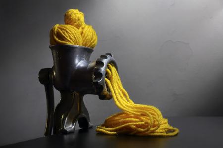 The needlewomans meat grinder