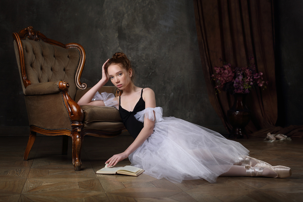 The young dancer having a rest von Victoria Glinka