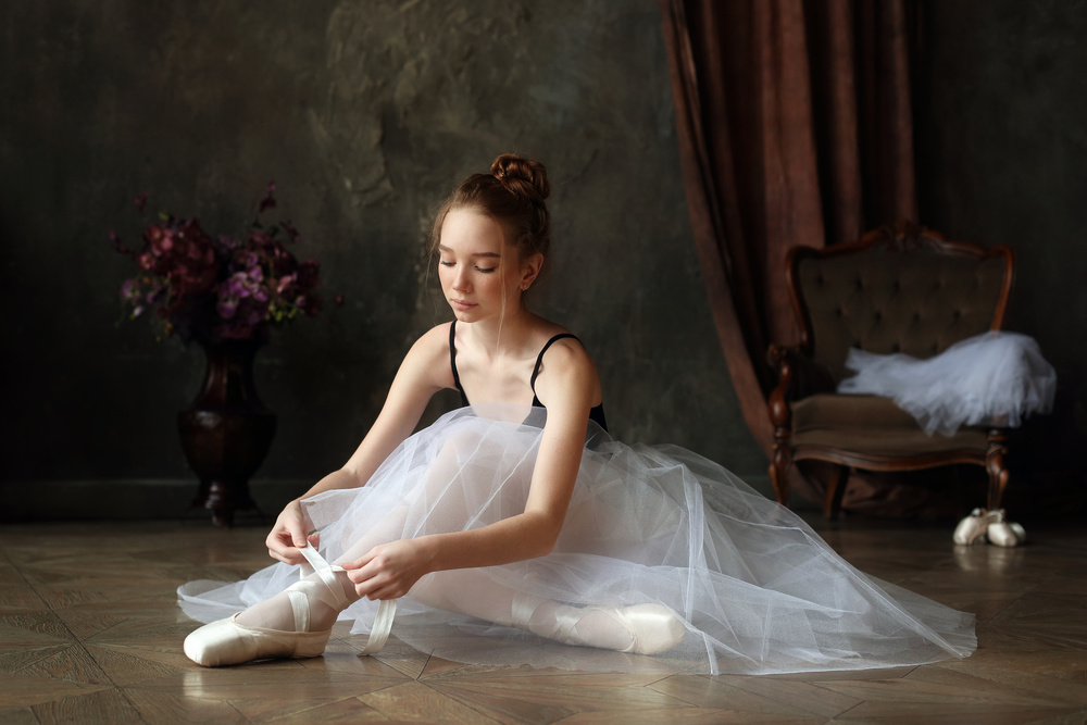The young ballerina 2 von Victoria Glinka