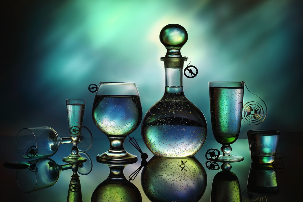 Winter time: Aurora Borealis von Victoria Glinka