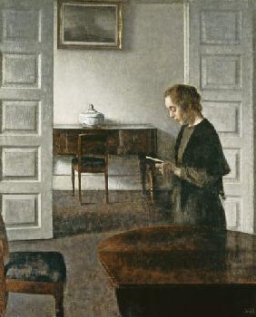 Interior with a Lady Reading