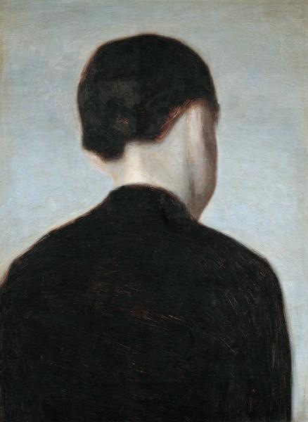 Seated Figure, Seen from Behind