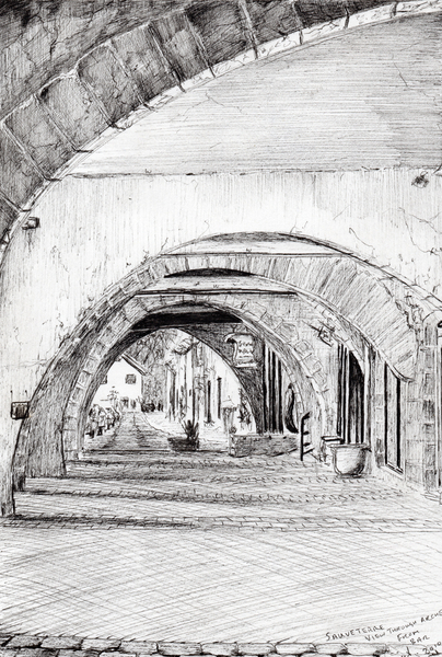 Arches Sauveterre France von Vincent Alexander Booth