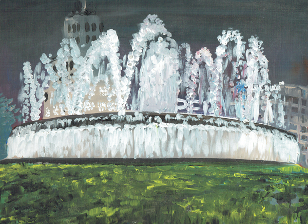 Barcelona night von Vincent Alexander Booth