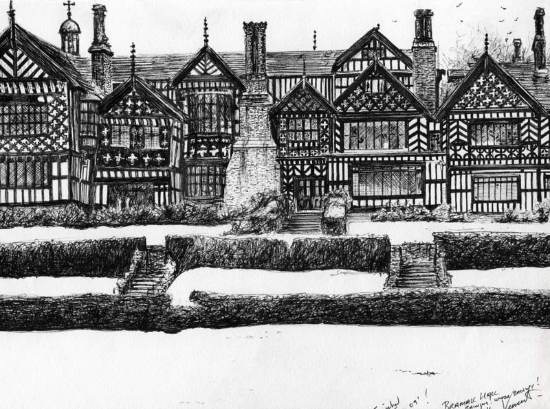 Bramall Hall Bramhall von Vincent Alexander Booth